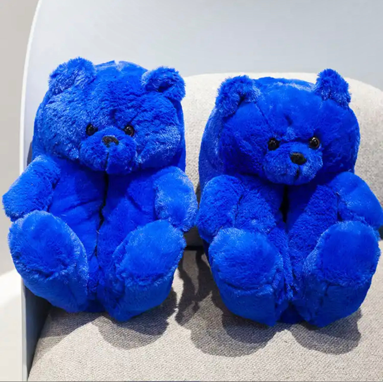 Fluffy Teddy Bear Slippers Women