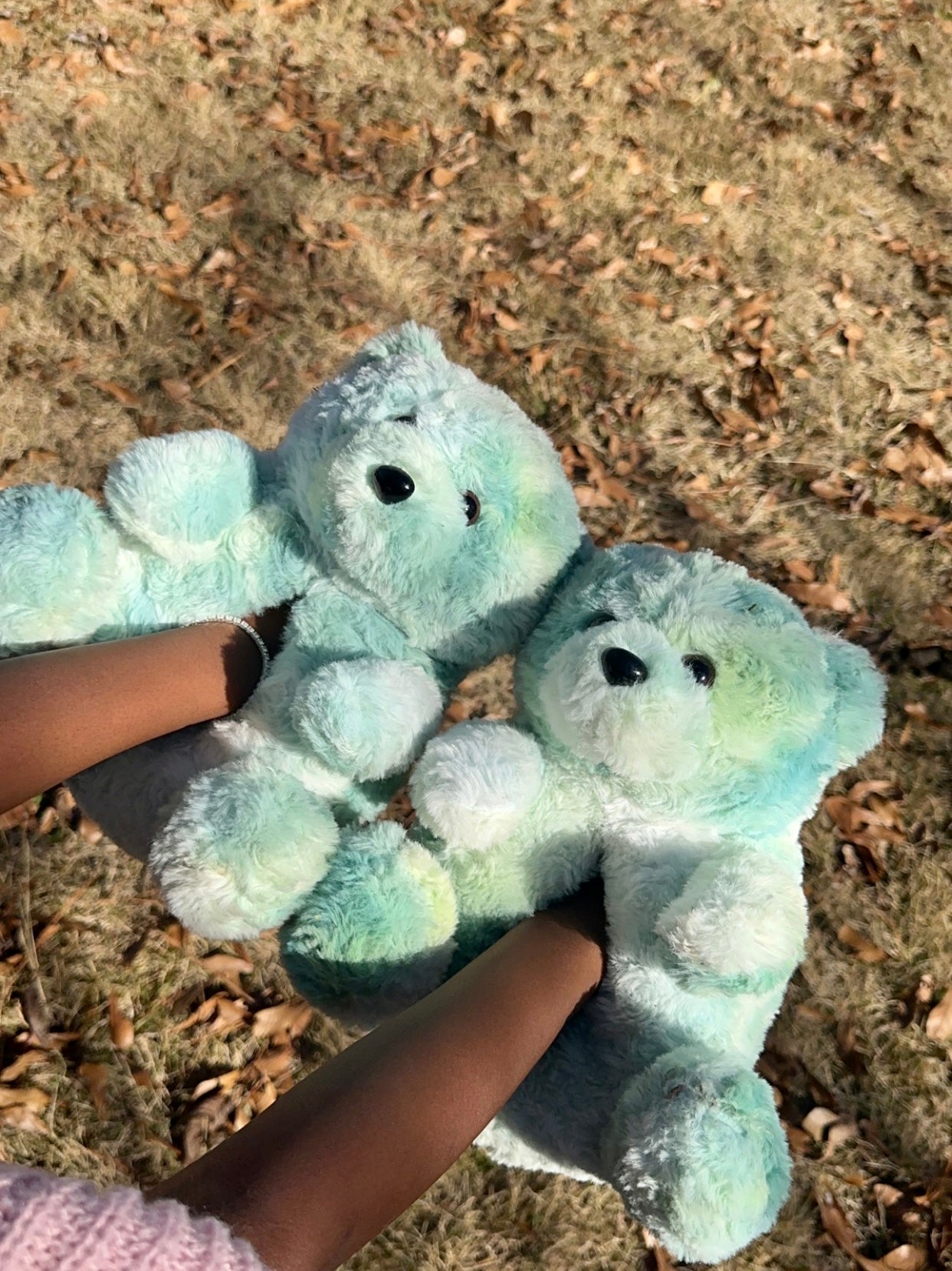 Fluffy Teddy Bear Slippers- Kids